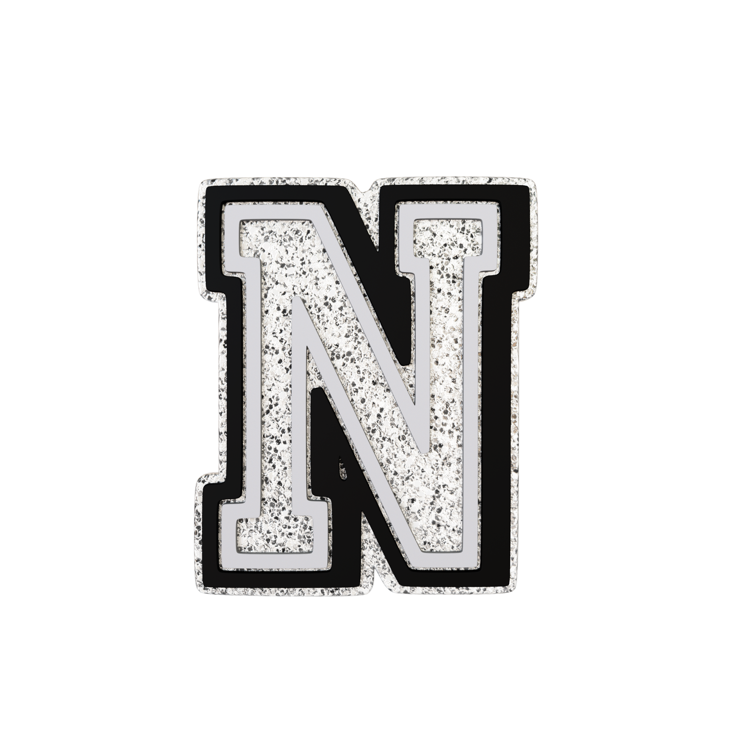 Budz | Silver Letter N