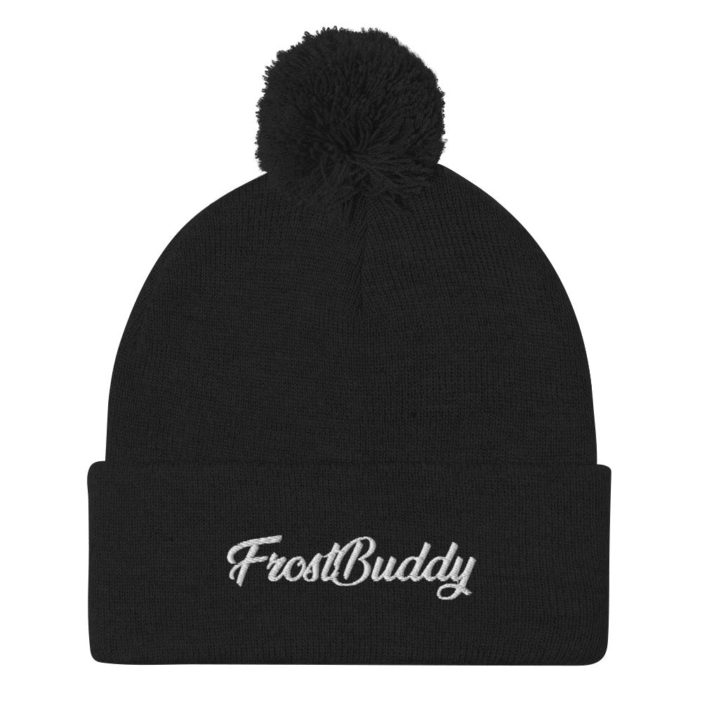 Elegant Pom-Pom Beanie - Image 2