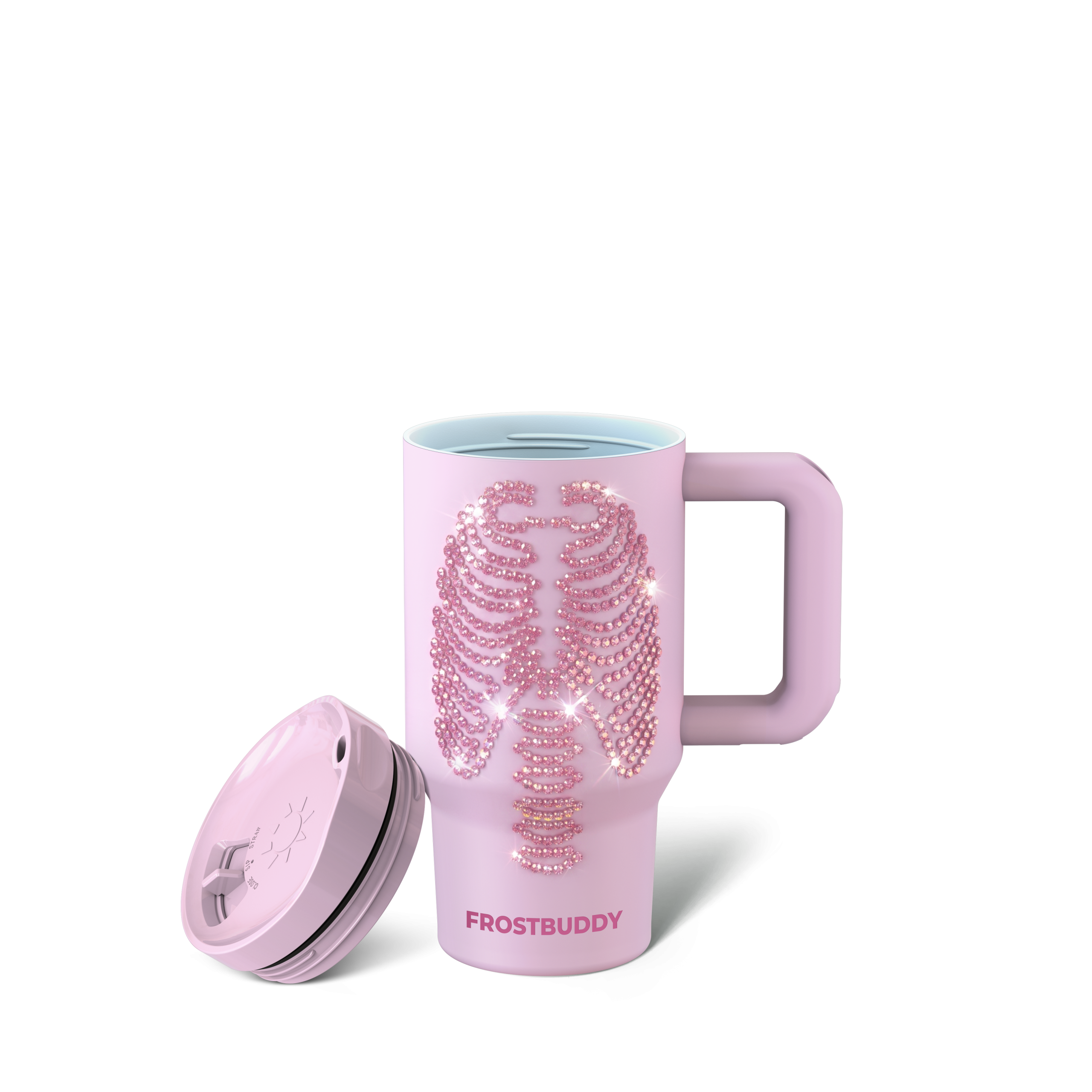 Mug Buddy 16oz | Pink Skeleton - Image 2
