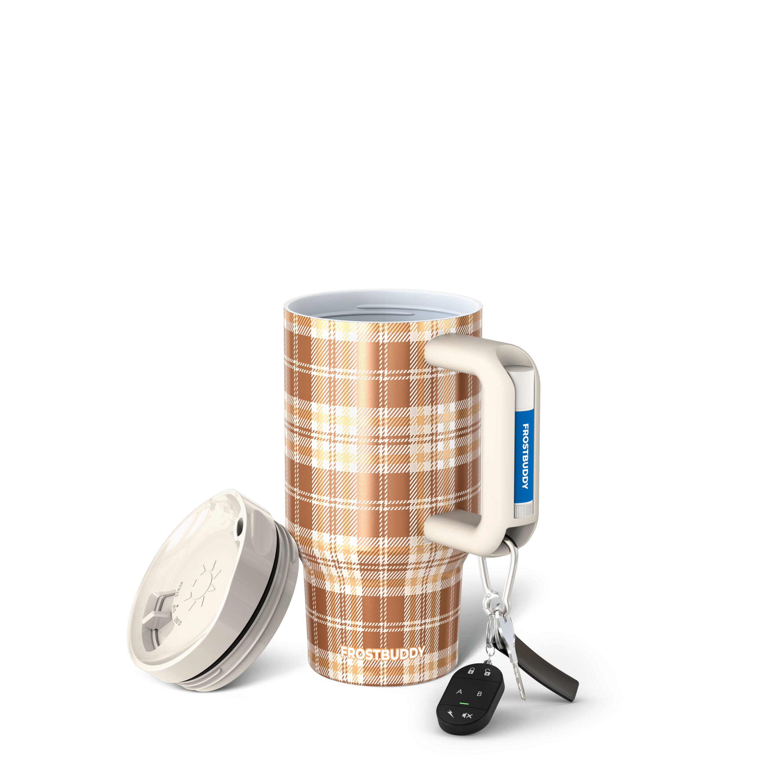 Mug Buddy 16oz | Pumpkin Patch Plaid - Image 2