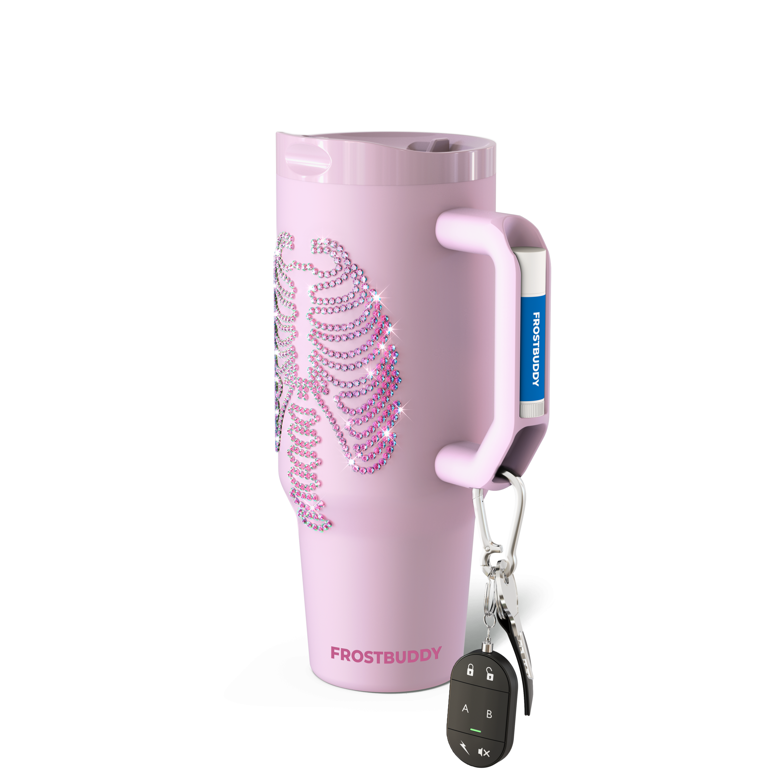Thicc Buddy 40oz | Pink Skeleton - Image 2