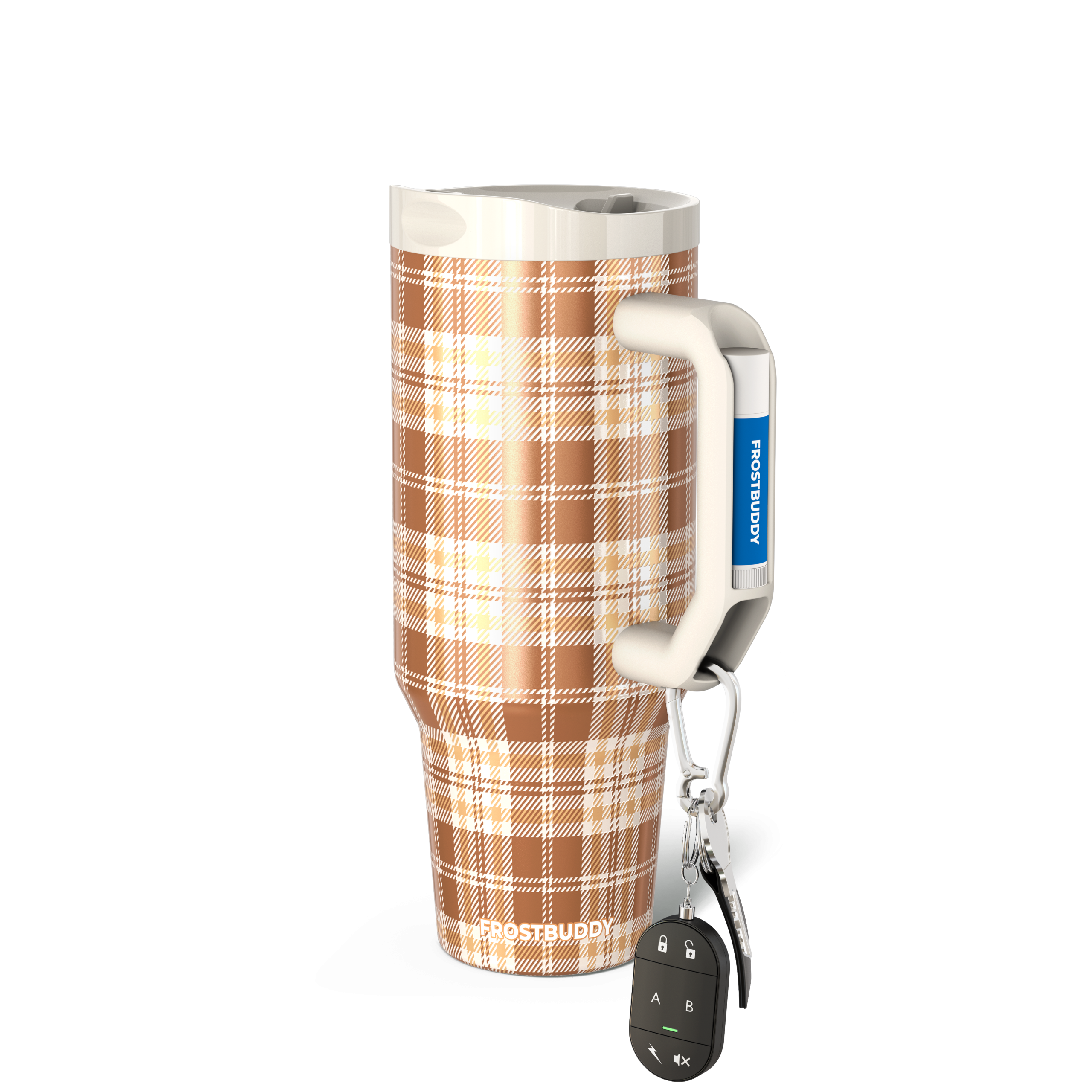 Thicc Buddy 40oz | Pumpkin Patch Plaid