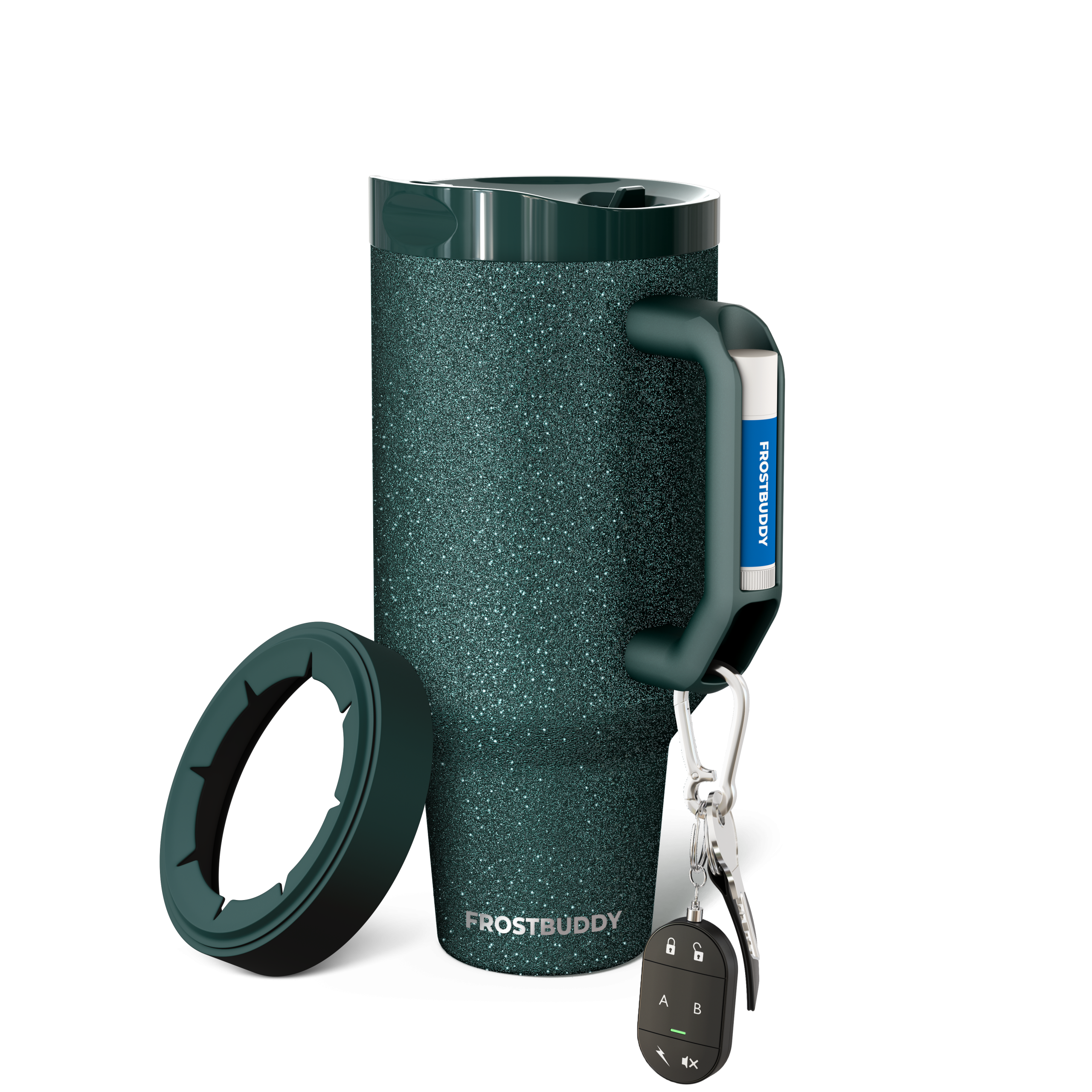 Thicc Buddy 50oz | Forest Green Glitz